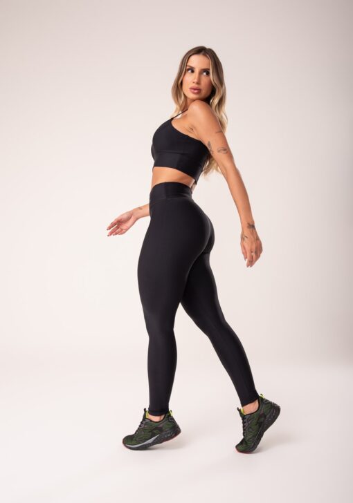 Calça legging preta básica dlk - Image 2