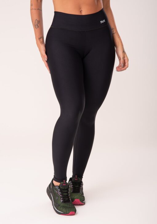 Calça legging preta básica dlk - Image 4