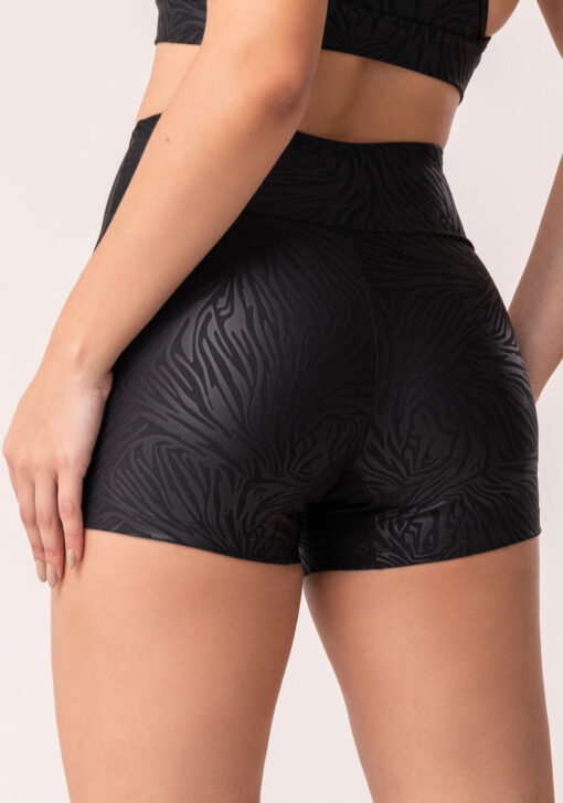 Short shine preto texturizado dlk - Image 3