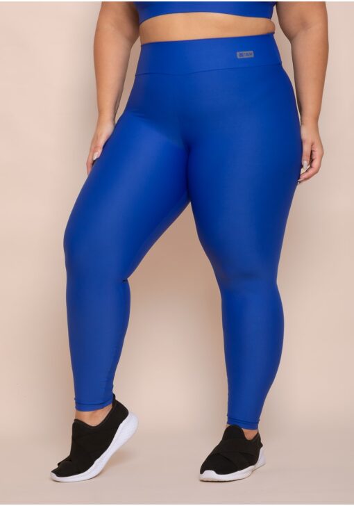 Legging fitness feminina azul action dlk - Image 4
