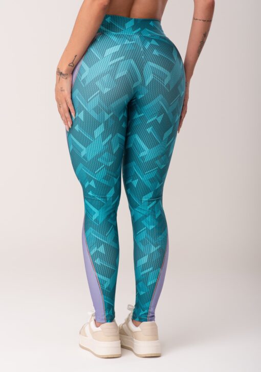 Legging fitness feminina estampada brave verde printed dlk - Image 3