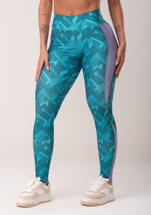Legging fitness feminina estampada brave verde printed dlk - Image 4