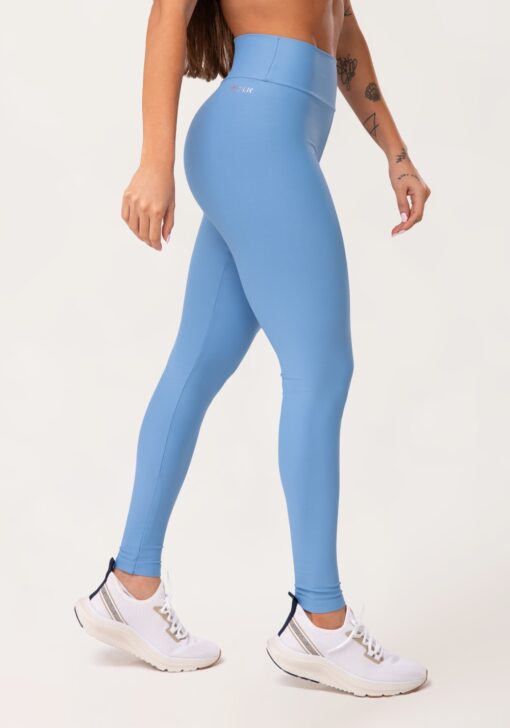 Legging fitness feminina azul aura dlk