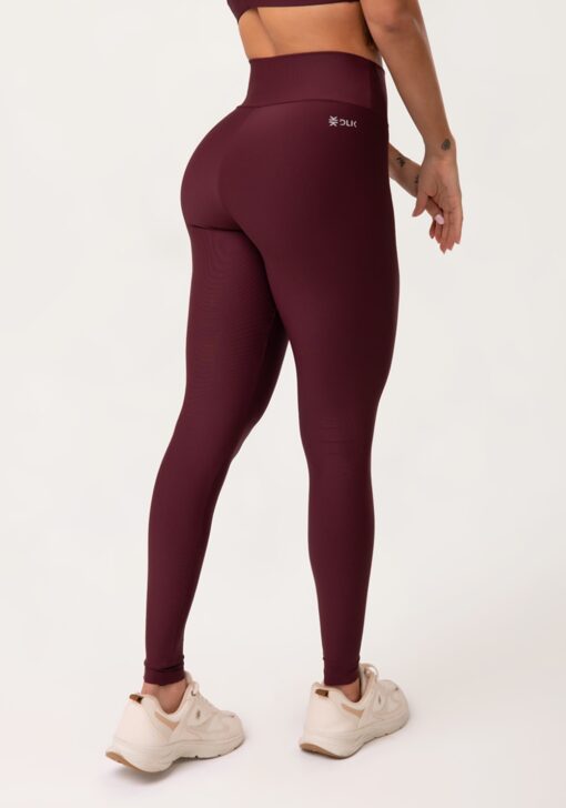 Legging fitness feminina vinho aura dlk - Image 2
