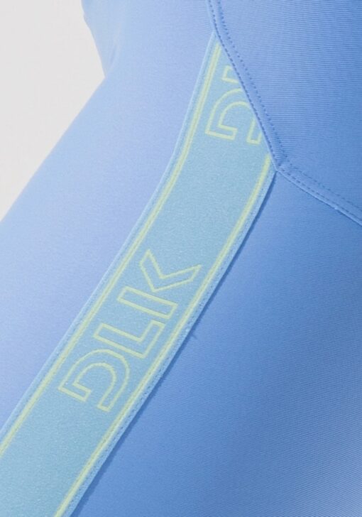 Legging fitness feminina com elástico lateral activity dlk azul - Image 5