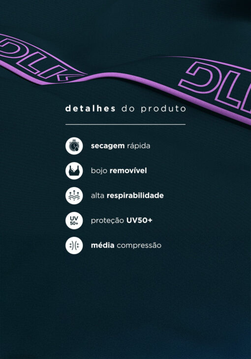 Top fitness feminino com bojo e costas vazadas com elástico activity dlk verde - Image 5