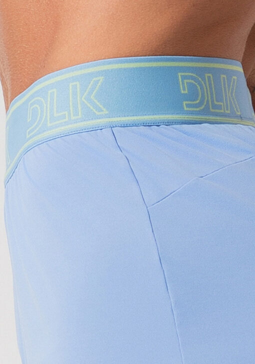 Short fitness feminino soltinho com elástico no cós activity dlk azul - Image 4